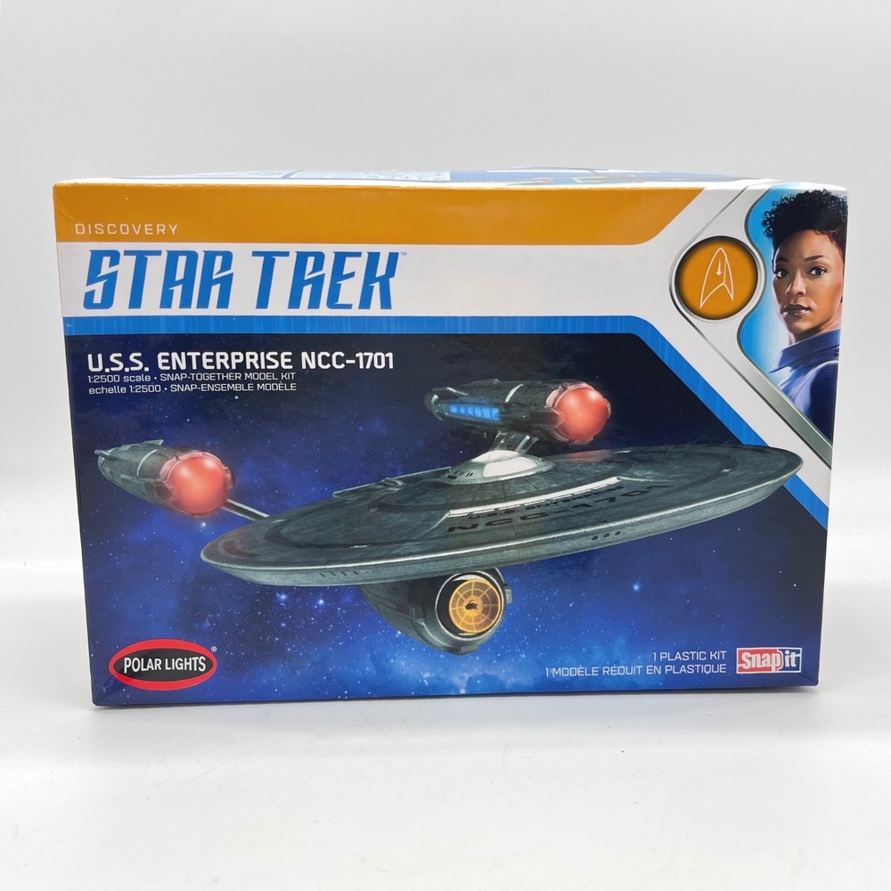 Polar Lights Star Trek Discovery USS Enterprise NCC-1701 1:2500 Model Kit READ